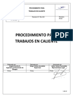 Prcedimiento de Trabajos en Caliente