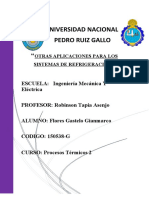 Otras Aplicaciones de Los Sistemas de Frio