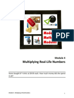 Module 4-Multiplying Real-Life Numbers