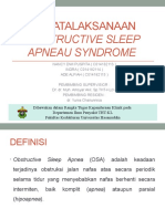 Tatalaksana Obstructive Sleep Apnea Syndrome
