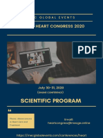 Scientific Program: Global Heart Congress 2020