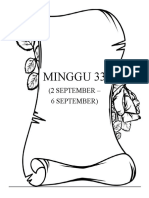 Minggu 33: (2 September - 6 September)