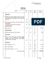 Bill No. 2 Site Work: December 2008 Jeddah Residential Tower Bills of Quantities
