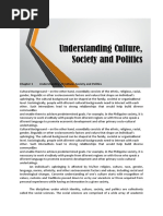 Understanding culture, society, and politics--