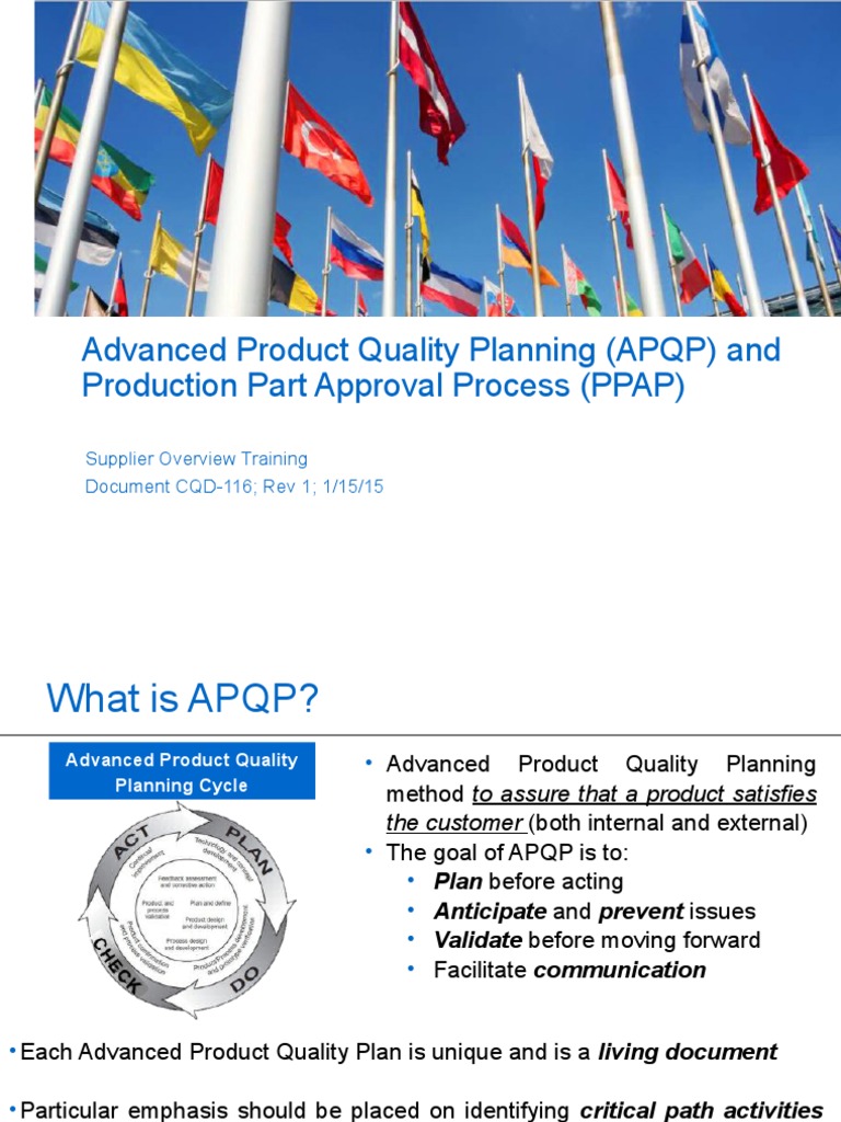 APQP Process Training (In-Depth) | PDF | Reliability Engineering ...