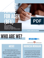 Better Future For Aceh