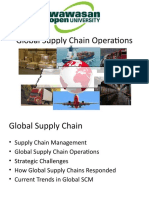 Global Supply Chain Operations: September 2015