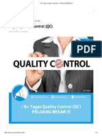 8+ Tugas Quality Control (QC) - PELUANG BESAR !!!