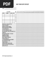 Daily Crash Cart Checklist