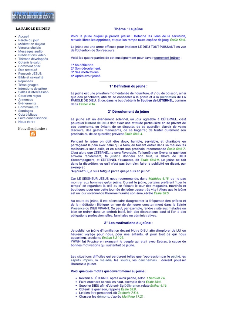 Theme Le Jeune Jeune Priere