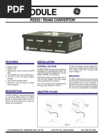 Sci Module: Rs232 / Rs485 Convertor