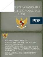 Penerapan Sila Pancasila Dalam Kehidupan Sehari Hari