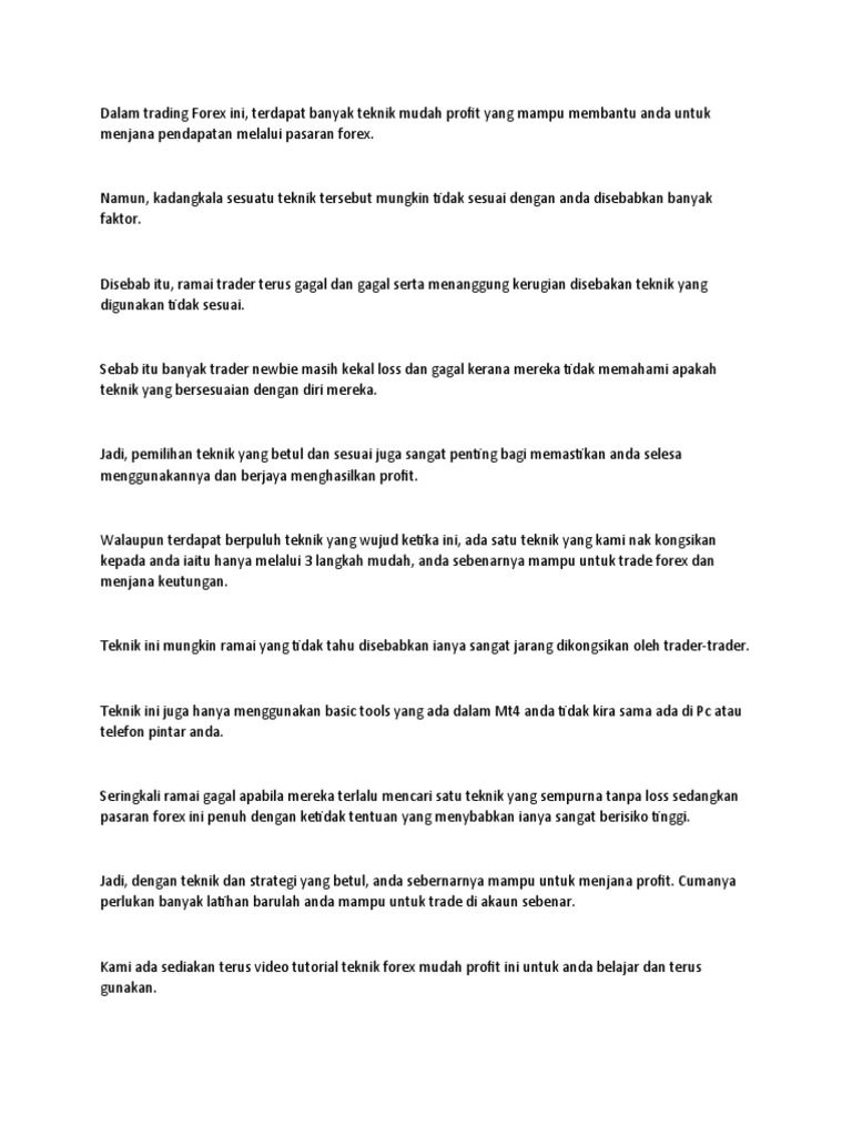 Dalam Trading Forex Ini Pdf