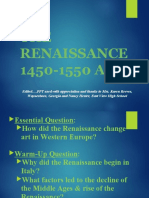 THE Renaissance 1450-1550 AD