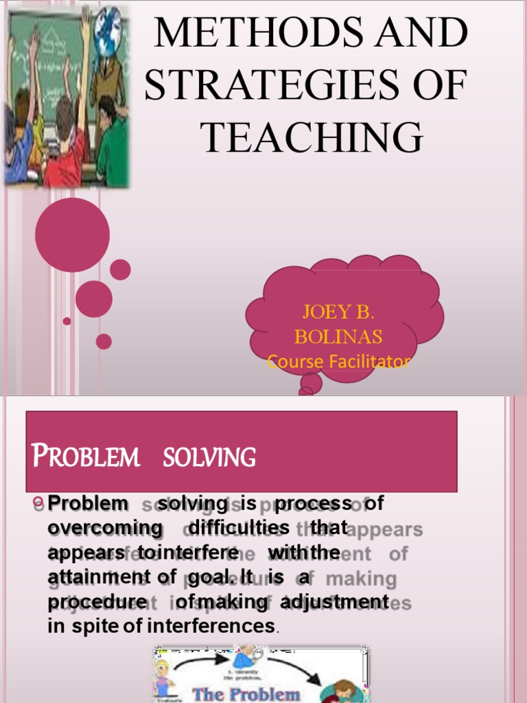 METHODS OF TEACHING Lesson 5 | PDF | Teachers | Applied Psychology