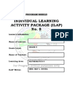 Individual Learning Activity Package (Ilap) No. 8: Program Shield