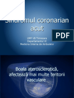Sindromul Coronarian Acut: UMF VB Timisoara Departamentul VI Medicina Interna de Ambulator