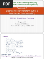 Segment-6 Discrete Fourier Transform (DFT) & Fast Fourier Transform (FFT)