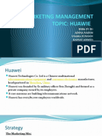 Marketing Management Topic: Huawie: Bsba-Iv (B)
