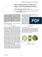 Design and Basic Characteristics Analysis of Toroidal Winding Axial Gap Induction Motor