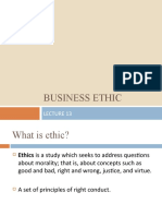 Topic 12 Business Ethics