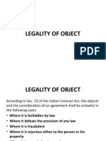 LEGALITY OF OBJECTS