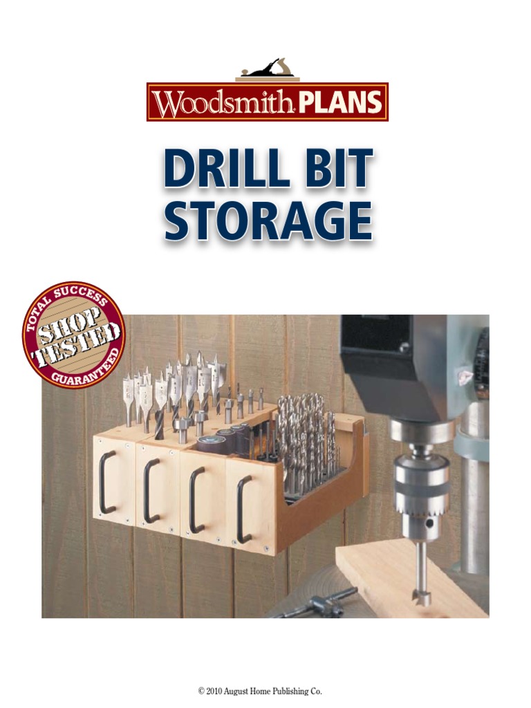 Drill Bit Storage - Woodsmith Shop | PDF | Drill | Metalworking