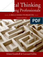 Critical Thinking For Helping Professionals PDF