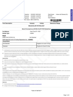 Test Description Value(s) Unit(s) Reference Range Molecular Pathology Novel Coronavirus (COVID-19) RT PCR Detection