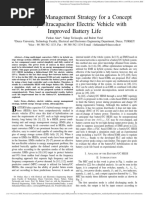 An Energy Management Strategy for a Concept Battery Ultracapacitor Electric Vehicle With Improved Battery Life