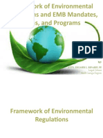 Framework of Environmental Regulations