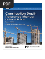 2018 Pe Civil Reference Manual By Michael R Lindeburg Pe Ppi A Kaplan Company