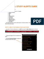 Technical Study Alerts Guide: Summary of Features