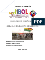 Sociología de los movimientos sociales en Bolivia