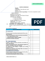 Ficha de Evaluación de Sesión de Aprendizaje PDF