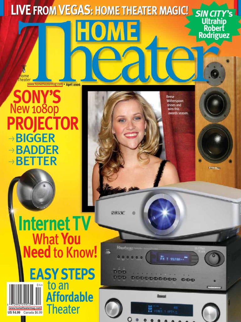Home Theater Magazine April 2006 PDF Loudspeaker Electronics
