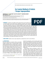 Research on Stability Control of Vehicles Using Steering Torque Superposition