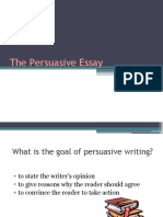 3 Persuasive Essay