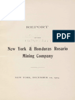 Report of The New York & El Rosario Mining Company, 1904-12, 1914-31, 1933-53, 1957 PDF