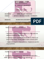 Malka Saba: Presentation " Paper Electrophoresis"