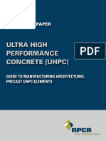Ultra High Performance Concrete (Uhpc) : Npca White Paper