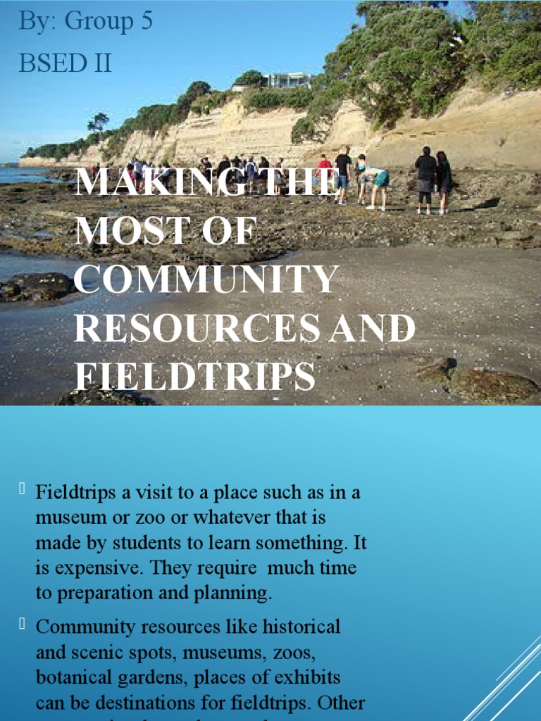 Maximizing Field Trips with Community Resources | PDF | Museum | Teachers