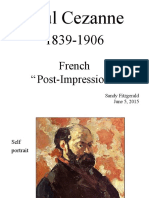 Paul Cezanne: French "Post-Impressionist"
