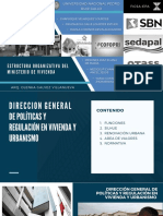 Estructura Organizativadel Ministerio de Vivienda - Grupo 5 PDF