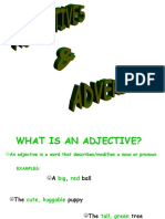 Adjectives and Adverbs