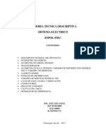 Indice Memoria Tecnica Descriptiva PDF