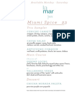 Miami Spice 23: Trio Sampler