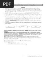 Operon Notes