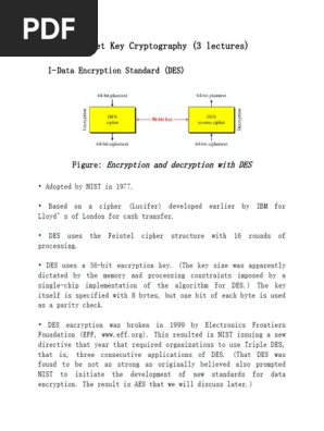 Secret Key Cryptography | PDF | Cryptography | Cipher