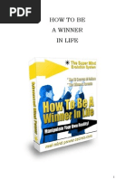 How To Be A Winner